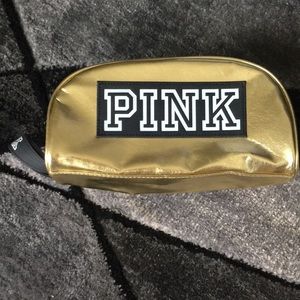 Pink makeup bag